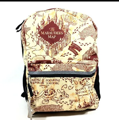 Harry Potter Backpack  The Marauders Map All Over Print 16  Kids  Adults  New • $14.88
