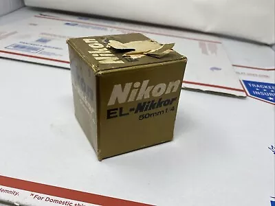 Nikon 50mm F/4 Nikkor Enlarging Lens • $89