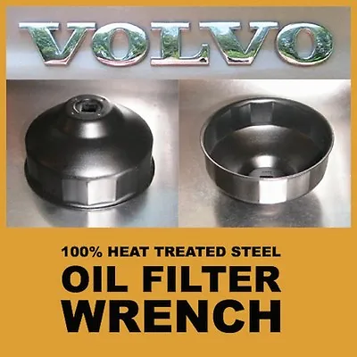 VOLVO Cap Style Oil Filter Wrench 86mm 16 Flutes 3/8  Drive Tools -- USA Seller! • $12.80