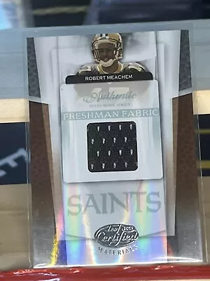 Robert Meachem Freshman Fabric 2007 Donruss /1499 #231 Saints Rookie Patch • $0.99