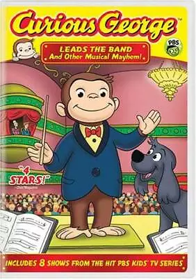 Curious George: Leads The Band And Other Musical Mayhem! - DVD - VERY GOOD • $4.94