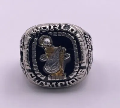 Nba Miami Heat 2012 Championship Replica Ring Silver World Champions 06’ Family • $70