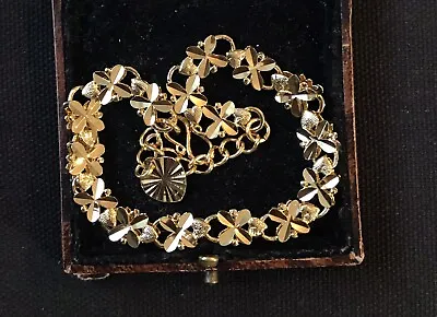 £6.99 • Buy Vintage Style Jewellery 18K Gold Plated Bracelet