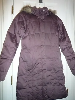 Eddie Bauer Plum Fall/Winter Lodge Down Parka Coat     Misses Size XS • $62