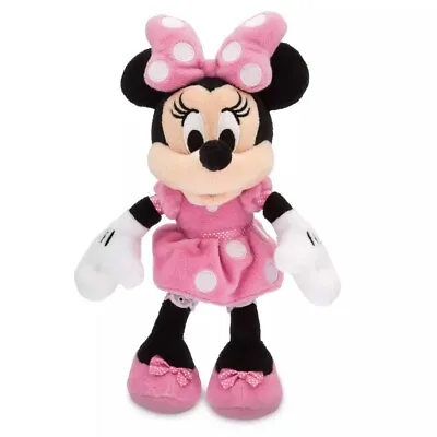Disney Minnie Mouse Mini Bean Bag Plush Soft Toy Collectible Retired • £10.99