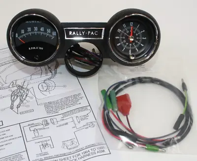 1964 65 Mustang Rally-pac Kit V8 W/ 6000 Rpm  Mustang  Tachometer 64f-13506-mm • $439