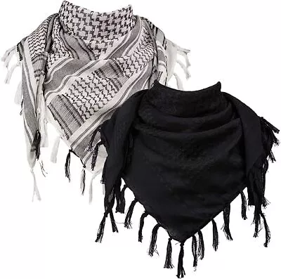 100% Cotton SHEMAGH HEADSCARF - Colour Option - Military Keffiyeh Arab Army Wrap • £6.99