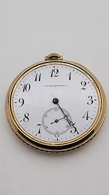 Vintage W. F. Fischer & Bro Co. Pocket Watch W/ Longines Swiss Movement 16s 17j • $89.95