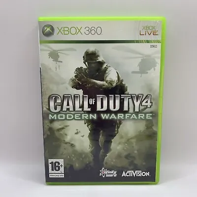 Call Of Duty 4: Modern Warfare Xbox 360 2007 Shooter Activision MA15+ Military • $11.95