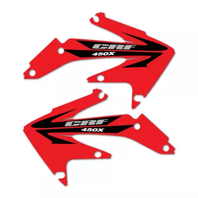 2005-2016 Honda Crf450x Shroud Graphics Decals Stickers Laminated Mx Dual Sport • $44.95