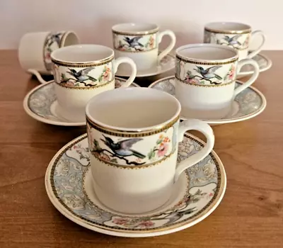 Set Of 5  Demitasse Baroda Pattern  W. H. Grindley & Co. England Ivory • £3.99