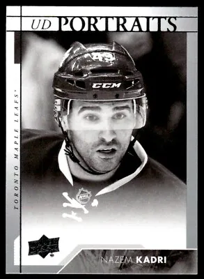 2017-18 Upper Deck UD Portraits Nazem Kadri Toronto Maple Leafs #P-45 R62 • $1.05