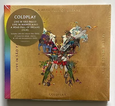 COLDPLAY   Live In Buenos Aires/Live In Sao Paulo/A Head Full   RARE 2 CD+2 DVD • £29.54