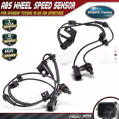 2× Front Side ABS Wheel Speed Sensor For Hyundai Tucson 18-20 Kia Sportage 17-19 • $27.99