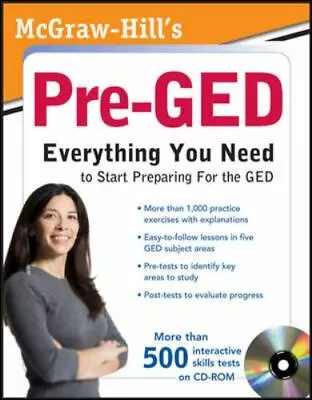 McGraw-Hill's Pre-GED: Everything You Need To Start Preparing For The GED... • $7.09