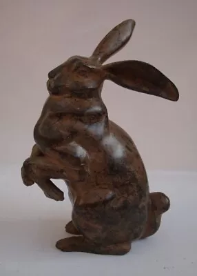 Art Nouveau Style Statue Sculpture Rabbit Hare Wildlife Art Deco Style Bronze • $185.99