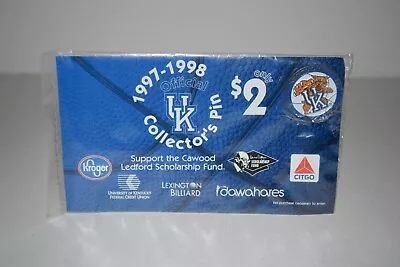 New Vintage University Of Kentucky Wildcats 1997 1998 Basketball Hat / Lapel Pin • $8.99