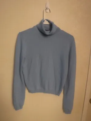 Moda International Blue Turtleneck Sweater Size Medium • $28