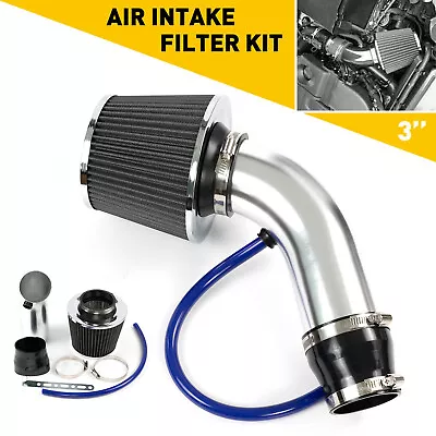 Car Cold Air Intake Filter Induction Kit Pipe Power Flow Hose Universal System  • $32.49