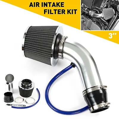 Car Cold Air Intake Filter Induction Kit Pipe Power Flow Hose Universal System🔥 • $36.98