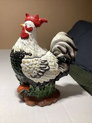 Large Rooster Cookie Jars Vintage Made In China Stands 12 In Tall • $38.99