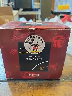 Walt Disney Mickey & Co  By Midwest  Christmas  Mickey Airplane In Original Box • $32.99