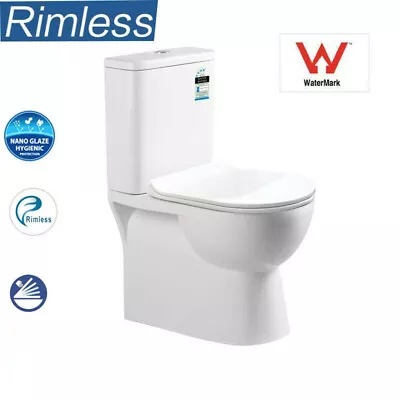 Roca Rimless Toilet Suite Hygiene Flush - P Or S Trap Soft Close WELS New • $210