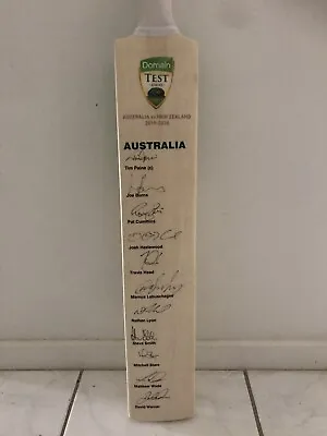 Australian Mens Team Signed Cricket Bat 2019-20 • $695