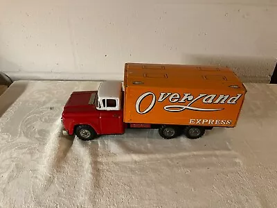 Japan Tin Mitsuhasi Friction Overland Express Ford Box Truck • $50