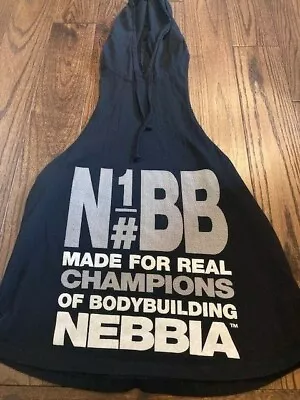 NEBBIA Men's Cut Off/Sleeveless Bodybuilding Hooded Tank Size XL • $29.99