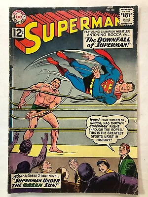 Superman #155 Aug 1962 Vintage DC Comics Nice Silver Age Collectable! • $38