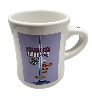 Early Starbucks Barista 2001 Collectible Coffee Mug Cup Large Vintage Drive Thru • $10.99