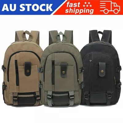 Large Backpack Mens Boys Rucksack Fishing Sports Travel Hiking School Bag • $21.66