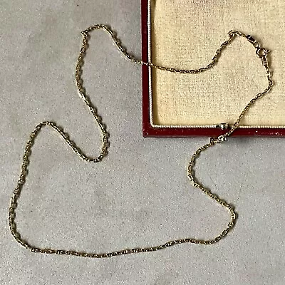 LOVELY ITALIAN 14ct 14K 585  GOLD ANCHOR LINK CHAIN NECKLACE 3.5g 18” 46cm • £220
