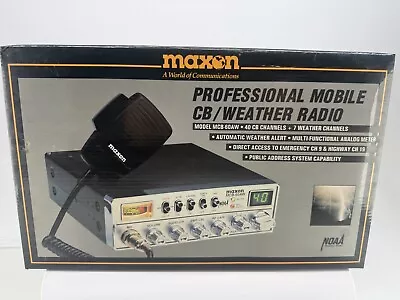 Maxon MCB-60A Professional Series Mobile CB/Weather Radio 40 Channels • $149.99