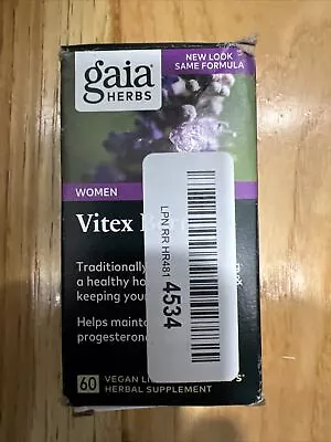 Gaia Herbs Women Vitex Berry 1000 Mg 60 Vegan Caps Exp. 12/24 • $16.99