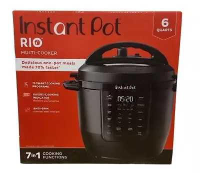 Instant Pot ® RIO ™ 6-quart Multicooker Pressure Cooker Rice Cooker Steamer  • $79.99