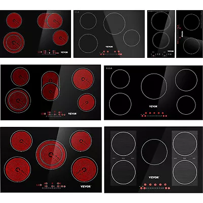 $239.99 • Buy VEVOR Electric Induction/Ceramic Cooktop Built-In 2/4/5 Burner Touch Control