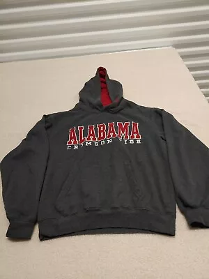 Albama Crimson Tide Womens M Stadium Hoodie Fleece Long Sleeve Gray • $19.95