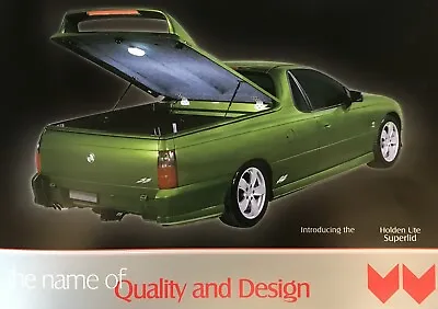 Holden Commodore VY SS Ute Superlid Brochure VY To VZ • $8