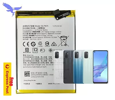 Replace Battery For OPPO A53 A53s 4G CPH2127 CPH2135 BLP805 Free Express Ship • $35.80