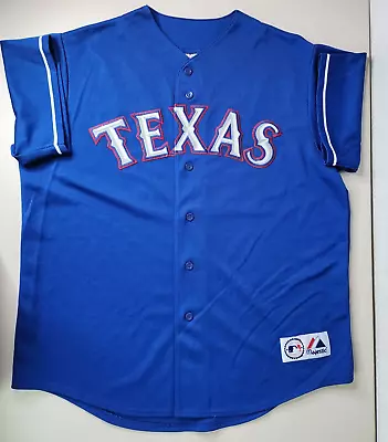 Vintage Majestic Texas Rangers Jersey XL/XXL? Stitched Mark Teixeira #23 MLB • $61.20