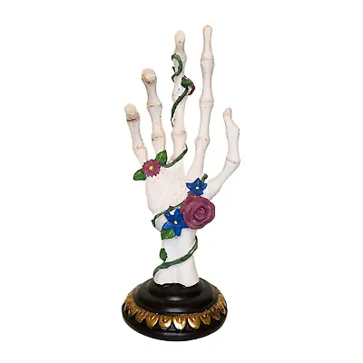 Skeleton Hand Roses HALLOWEEN Decoration - Poly Resin (feels Like Pottery) • £8
