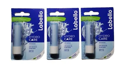 3x Labello Hydro Care Spf 15 Lip Balm • $9.99