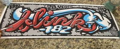 $150 • Buy Blink 182 Rare 20 Years Screen Print Poster #/182 See Photos 2012