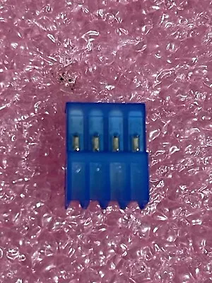 640442-4 4 Position Idc Connector Receptacle 26awg Blue Te Conn (lot Of 25) • $4.99