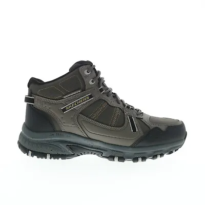 Skechers Hillcrest Cross Shift 237380 Mens Brown Synthetic Hiking Boots • $76.99