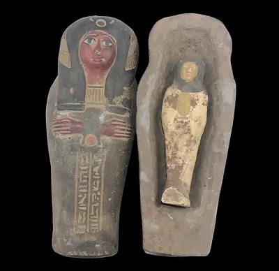 RARE ANCIENT EGYPTIAN ANTIQUE QUEEN Mummified Tomb Ushabti Coffin Egypt History • $175
