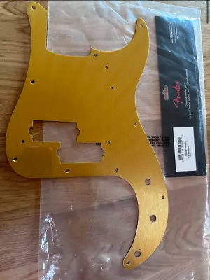 Fender Pure Vintage '58 Precision Bass 10-Hole Mount Pickguard - Gold Anodized • $39.99