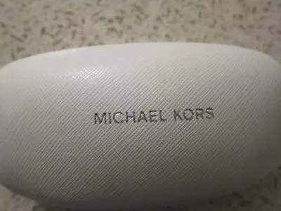 Michael Kors Designer Eyeglass/ Sunglass White Hard Case • $9.99